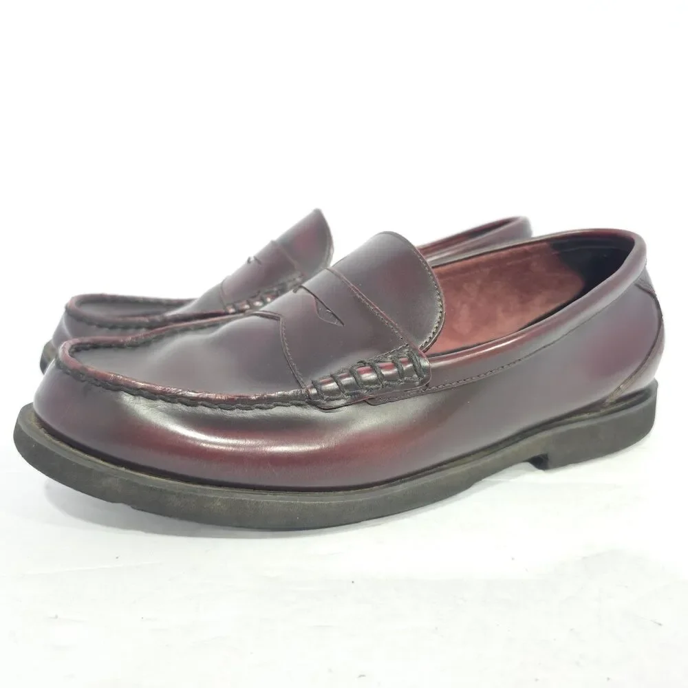 Rockport Penny Classic Loafers Burgundy Men's Size 9.5 XW Comfort Shoes K53881